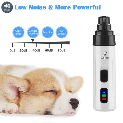 USB Rechargeable Pet Nail Grinder