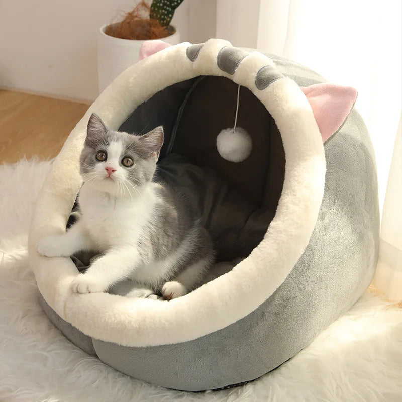 Cartoon Cat Pet Bed