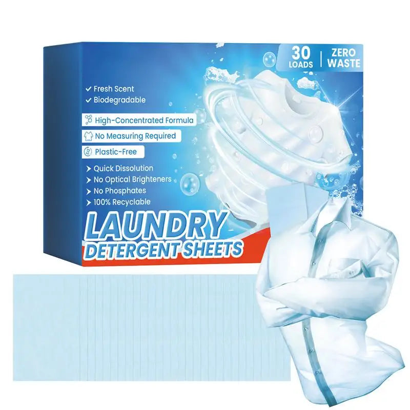  Eco-Friendly Laundry Detergent Sheets