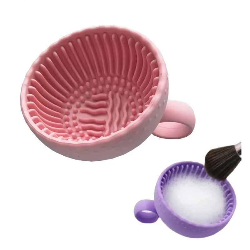 Folding Makeup Brush Cleaner