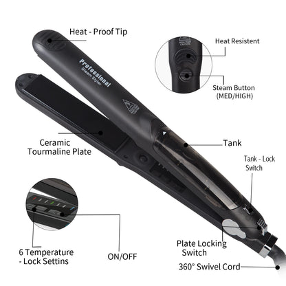 Ceramic Vapor Hair Straightener