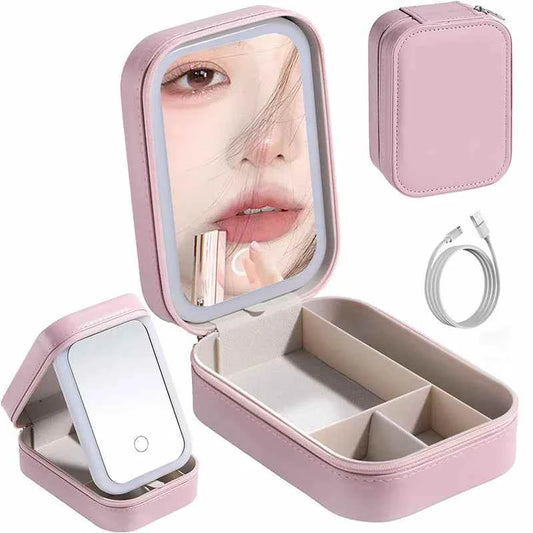 LED Makeup Bag Mirror