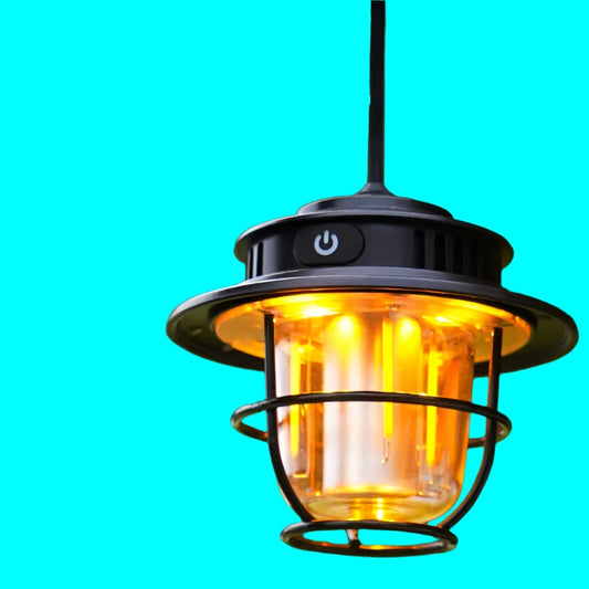 Retro Camping Lantern Light