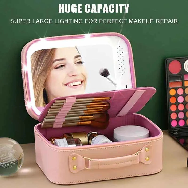 LED Lighted Cosmetic Case