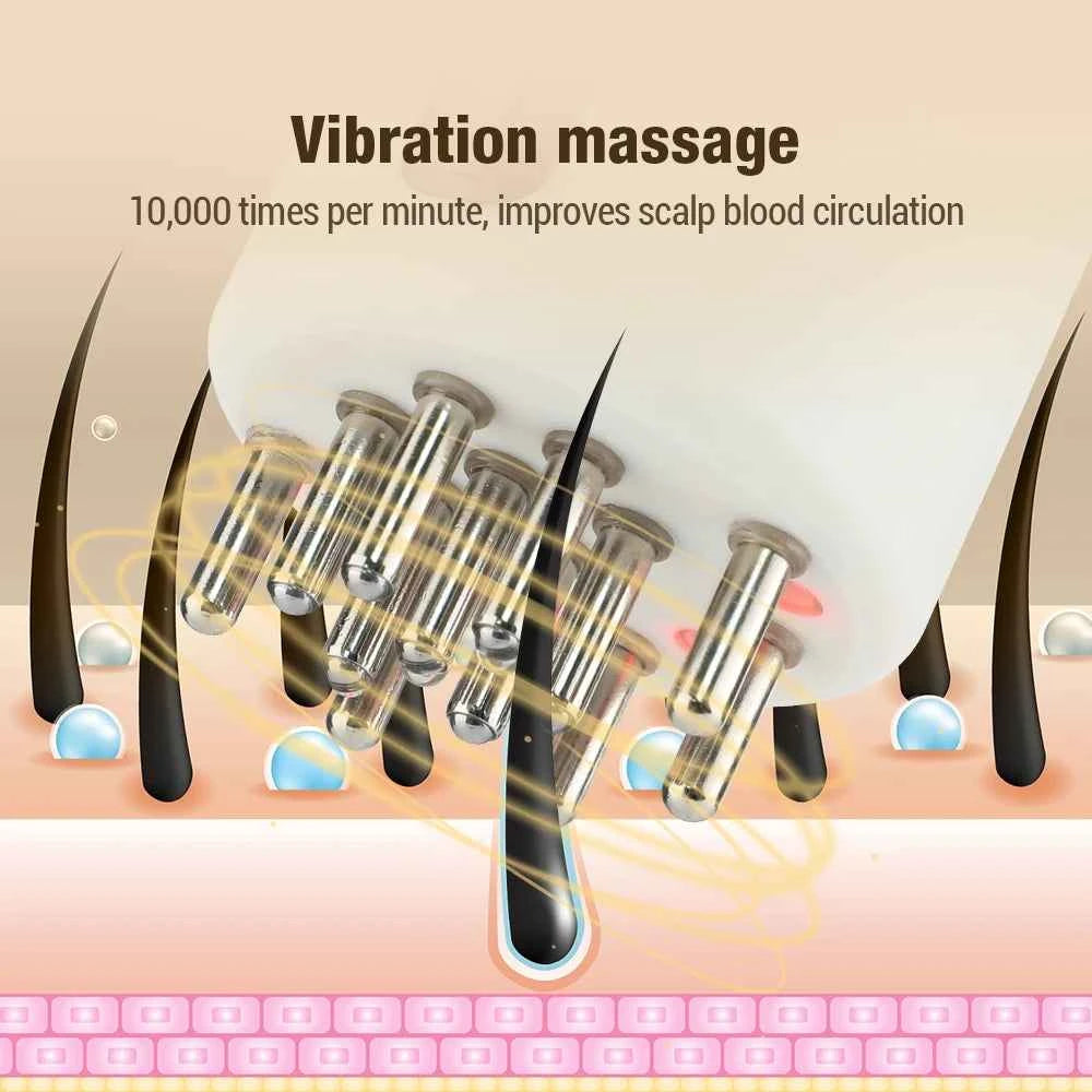 Microcurrent Scalp Massager Comb