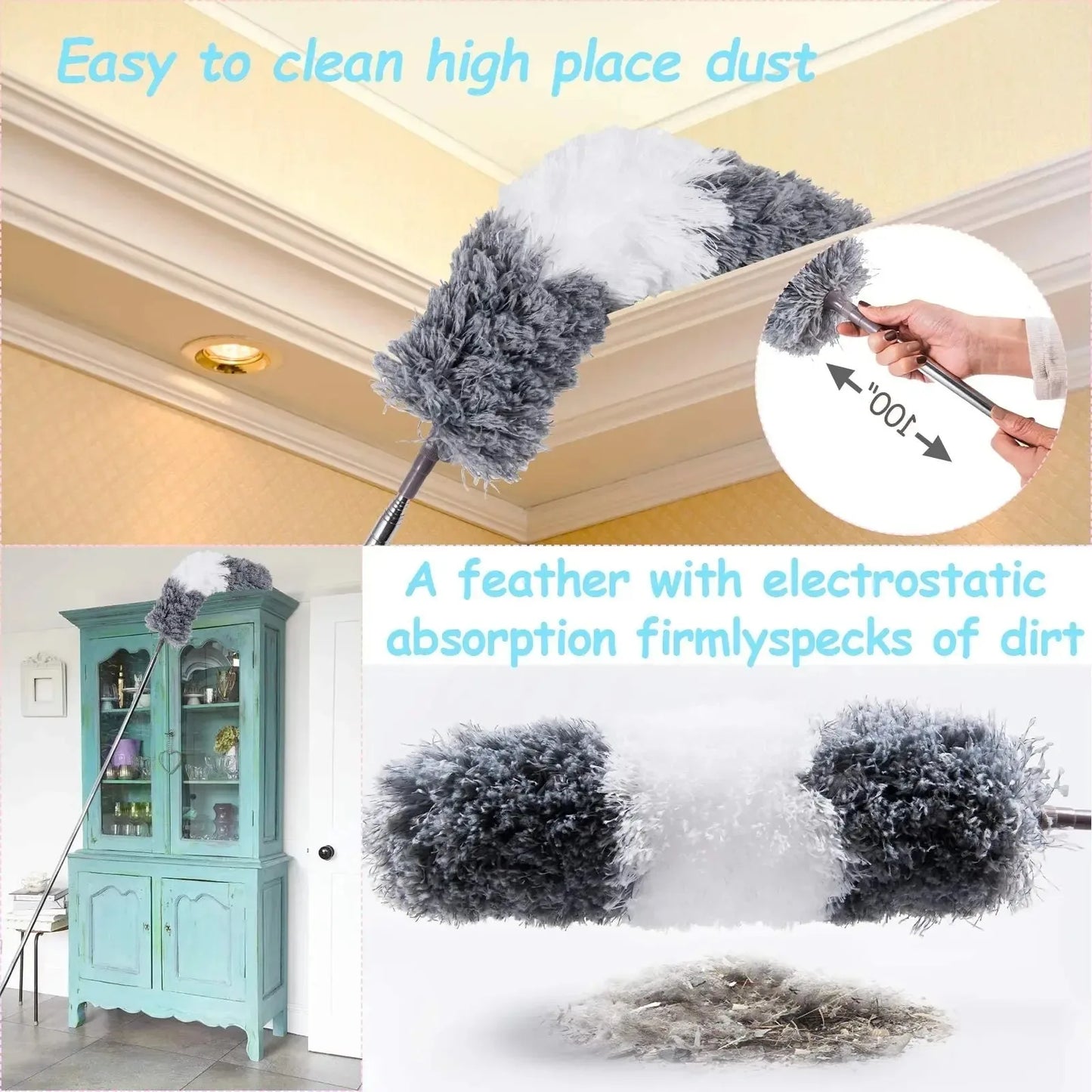 Multifunctional Extendable Dust Mop