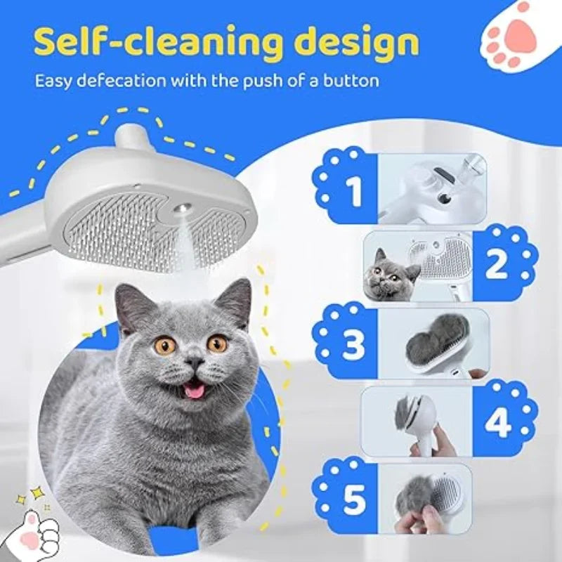 3-in-1 Pet Cleaning Brush