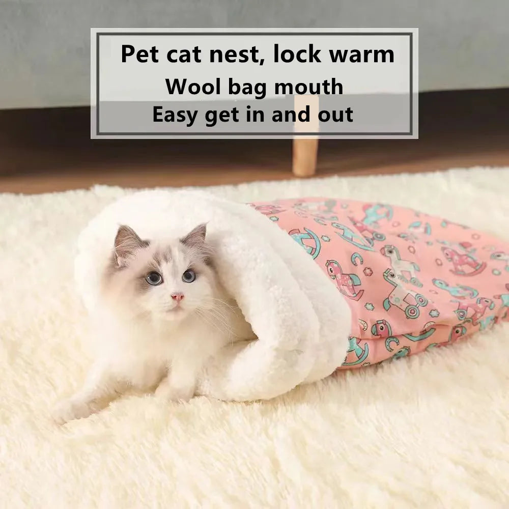 Soft Cuddly Cat Sleeping Bag