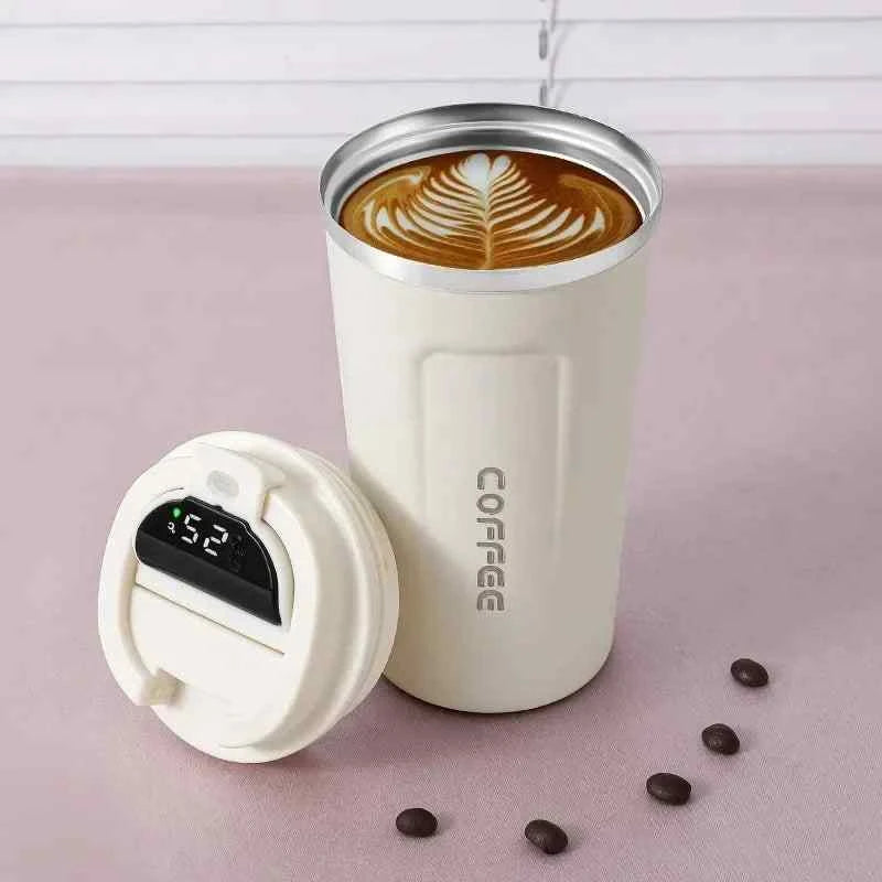 Temperature Display Stainless Mug