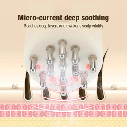 Microcurrent Scalp Massager Comb