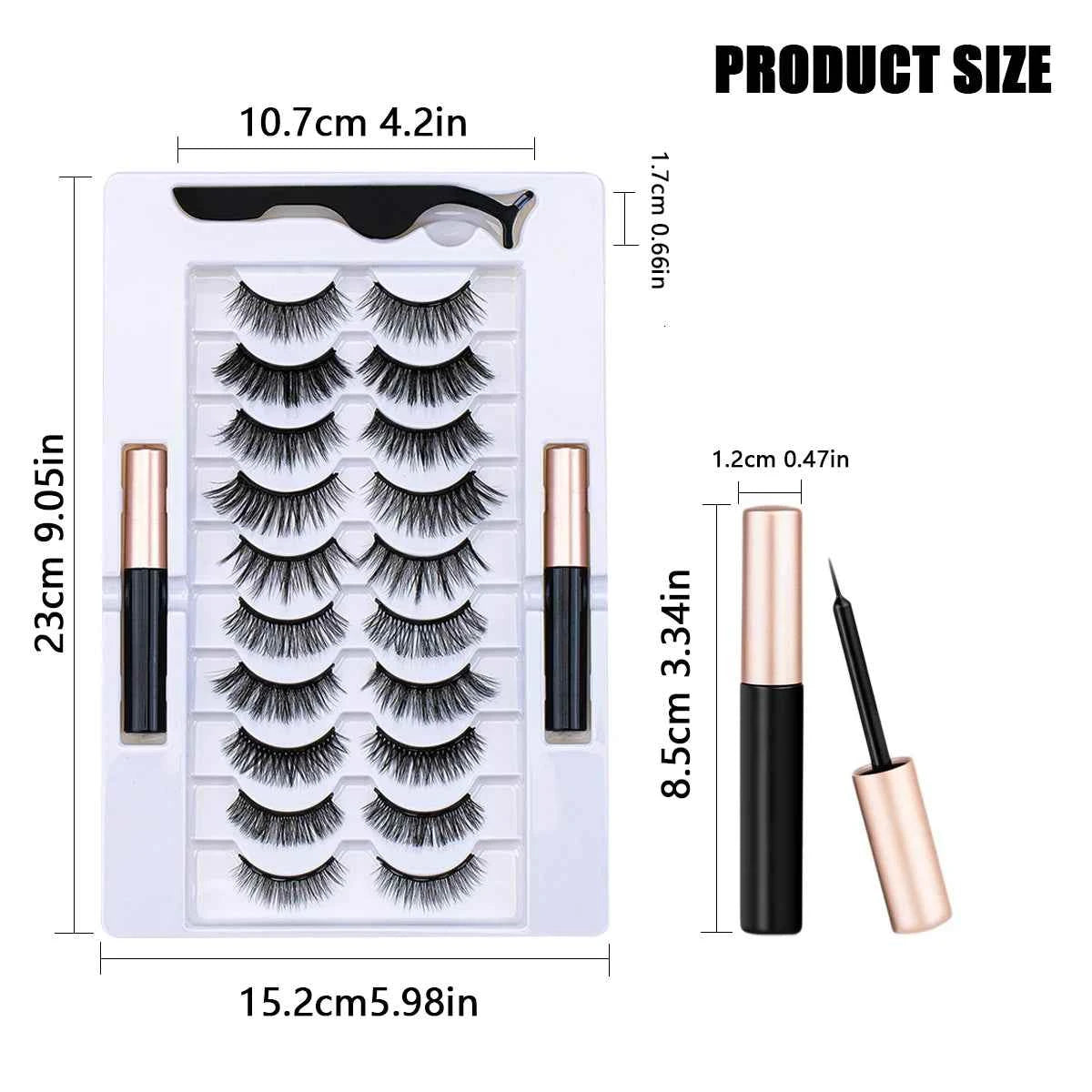 Reusable Magnetic Eyelashes Kit