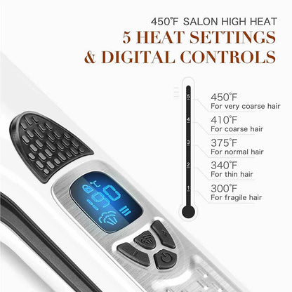 Ceramic Steam Hair Straightener