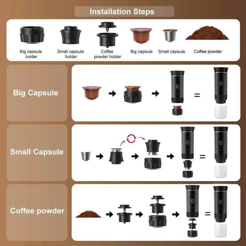 Portable Wireless Espresso Maker