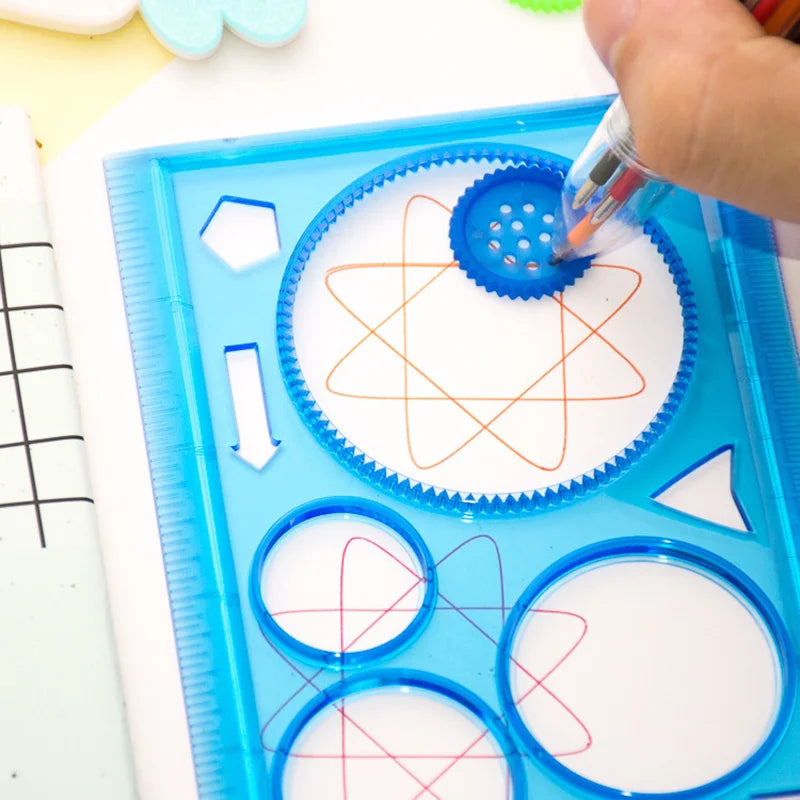 Spirograph Drawing Stencils Set