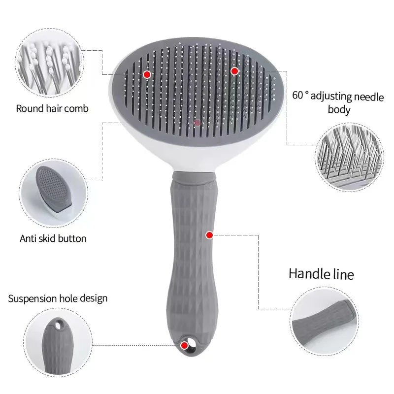 Automatic Pet Hair Removal Comb