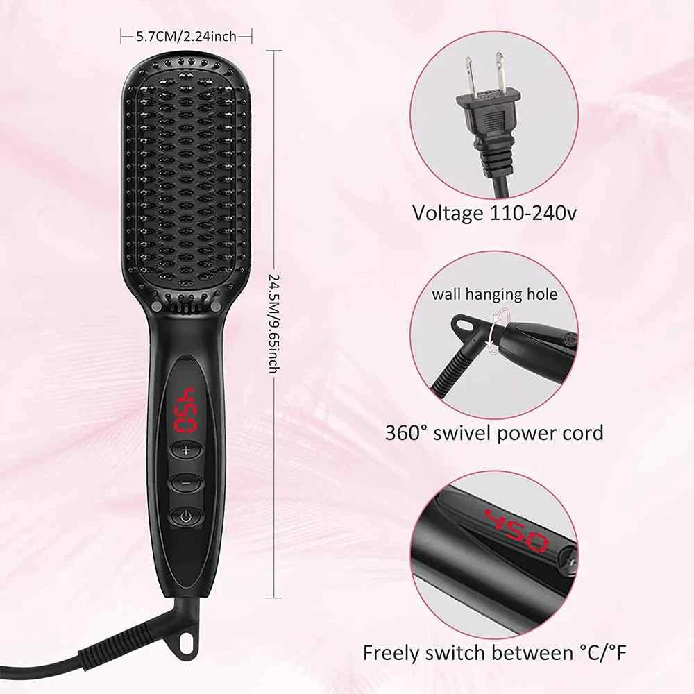 Electric Hair Straightener Comb