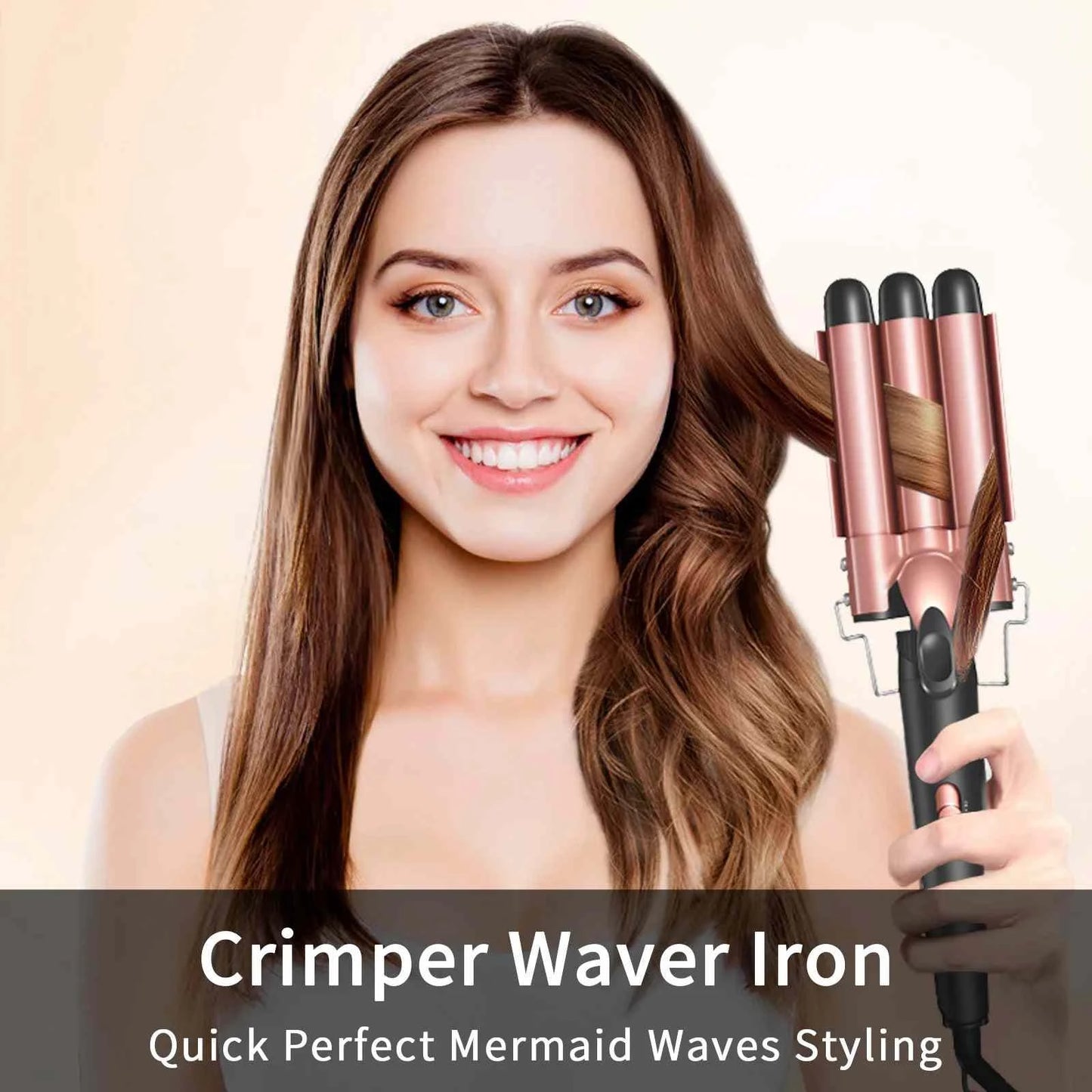 3-Barrel Hair Waver Curler