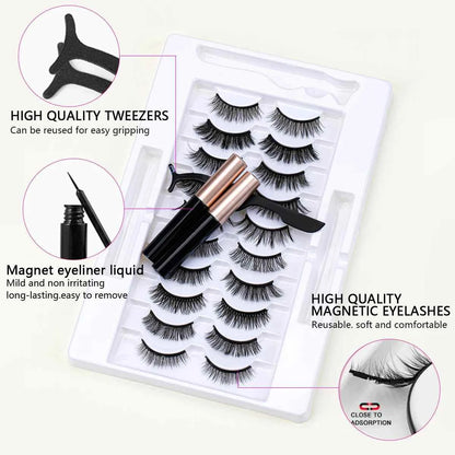 Reusable Magnetic Eyelashes Kit