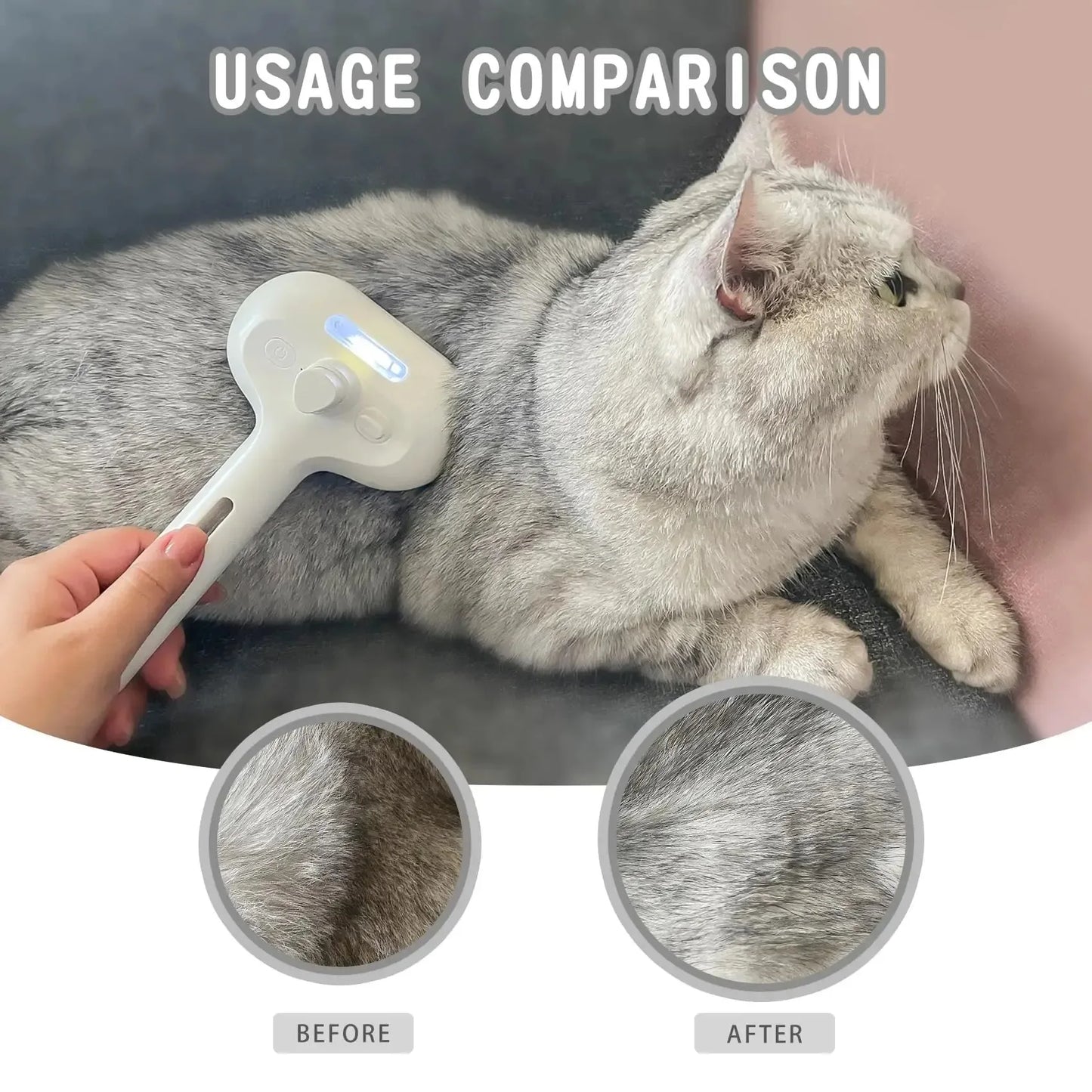 3-in-1 Pet Cleaning Brush