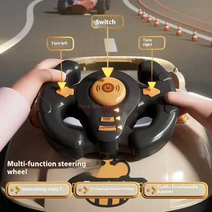 Children's Racing Simulation Game Console