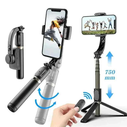 Bluetooth Gimbal Stabilizer Tripod