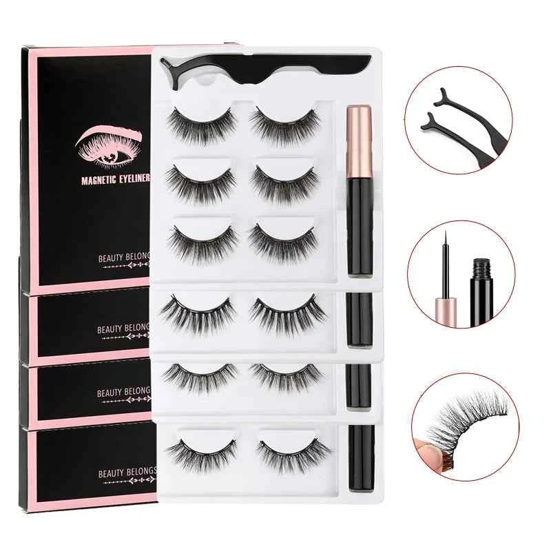 Magnetic Eyelashes Eyeliner Set