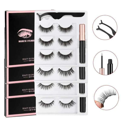 Magnetic Eyelashes Eyeliner Set