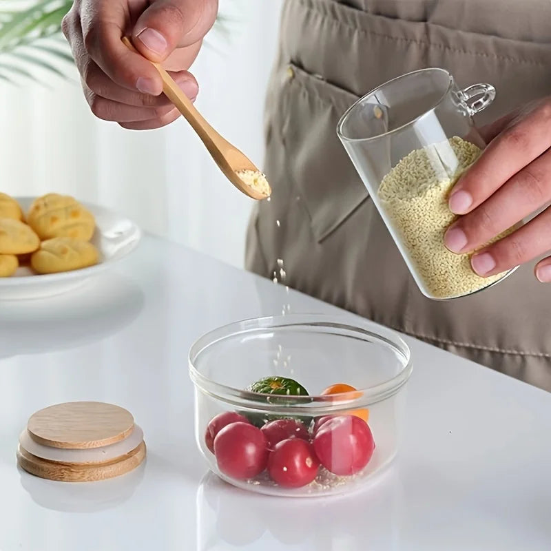 Glass Storage Jar Set