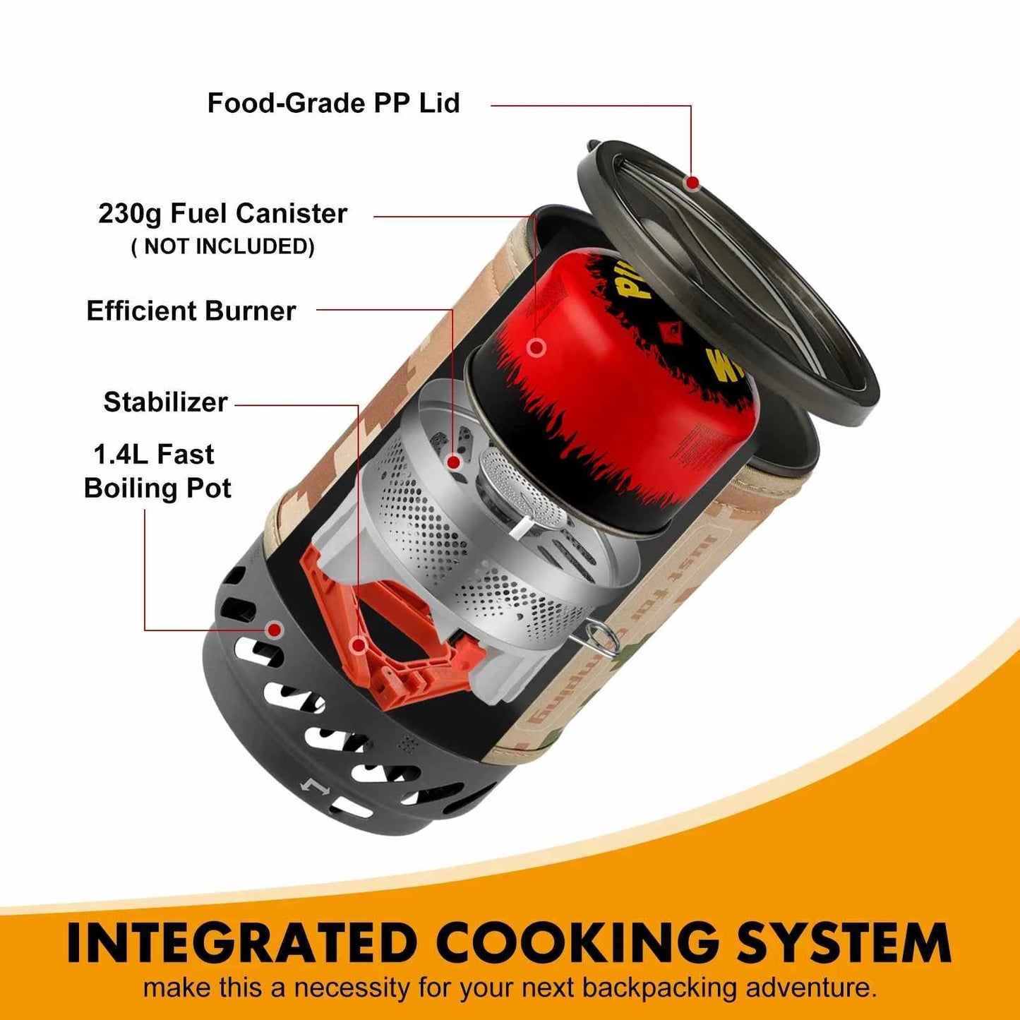 Portable Cooking System Stove