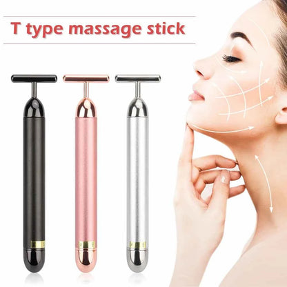 Gold Vibrating Face Massager