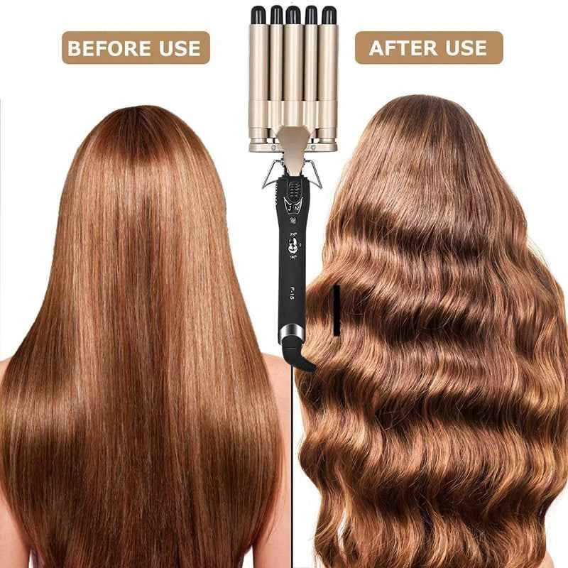 5-Tube Wave Curling Iron