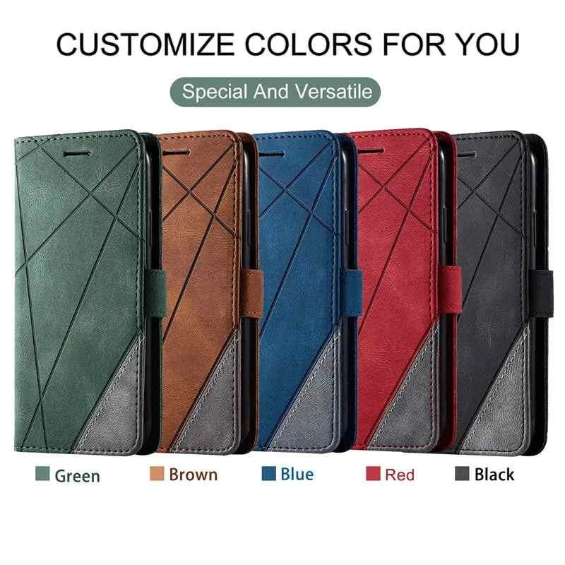 Leather Wallet Case for Samsung