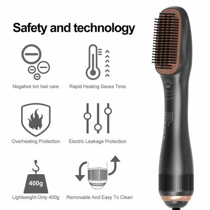 3-in-1 Hair Dryer Brush