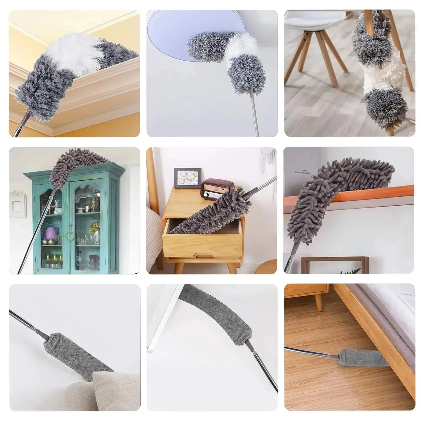 Multifunctional Extendable Dust Mop