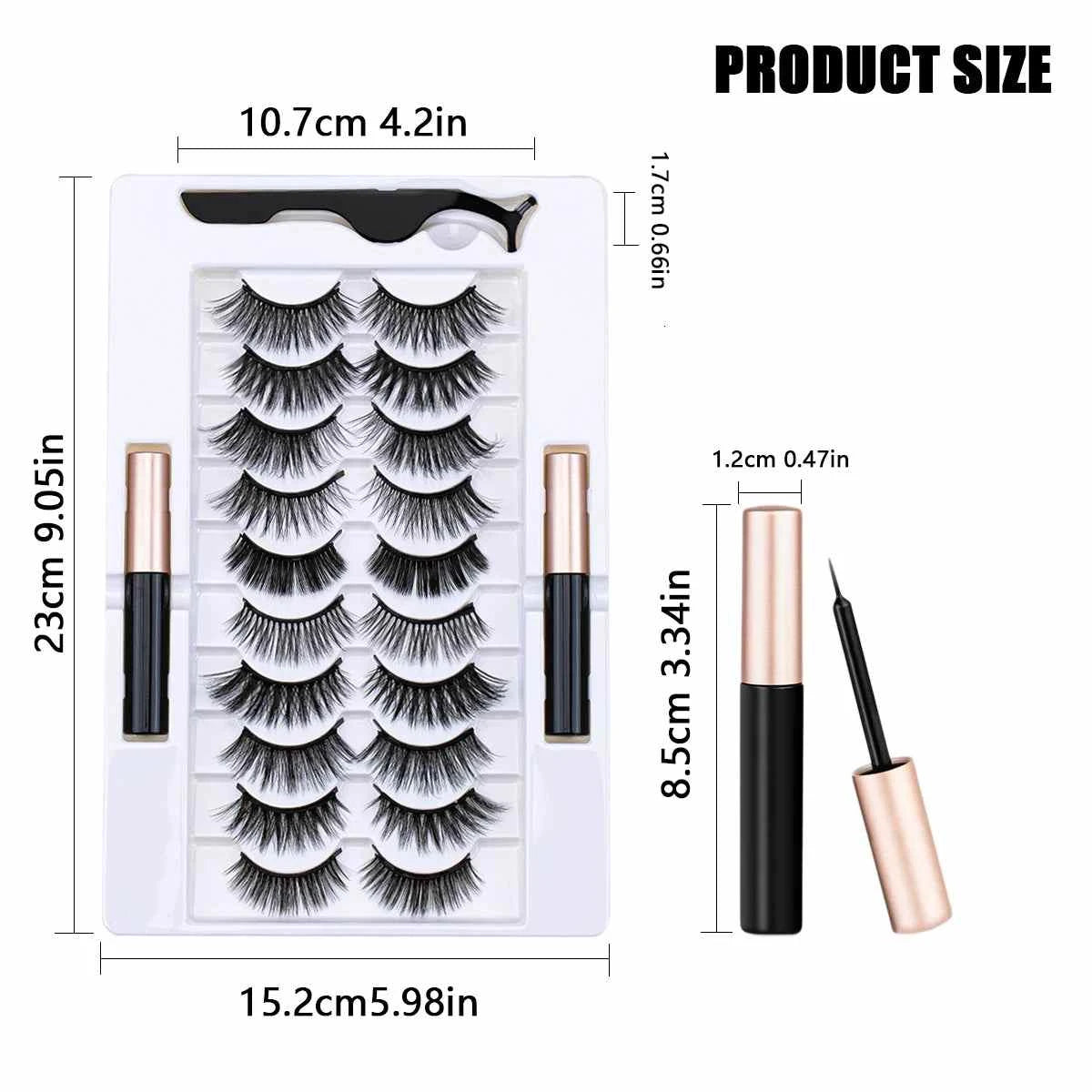 Reusable Magnetic Eyelashes Kit