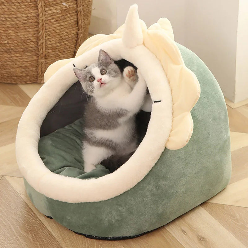 Cartoon Cat Pet Bed