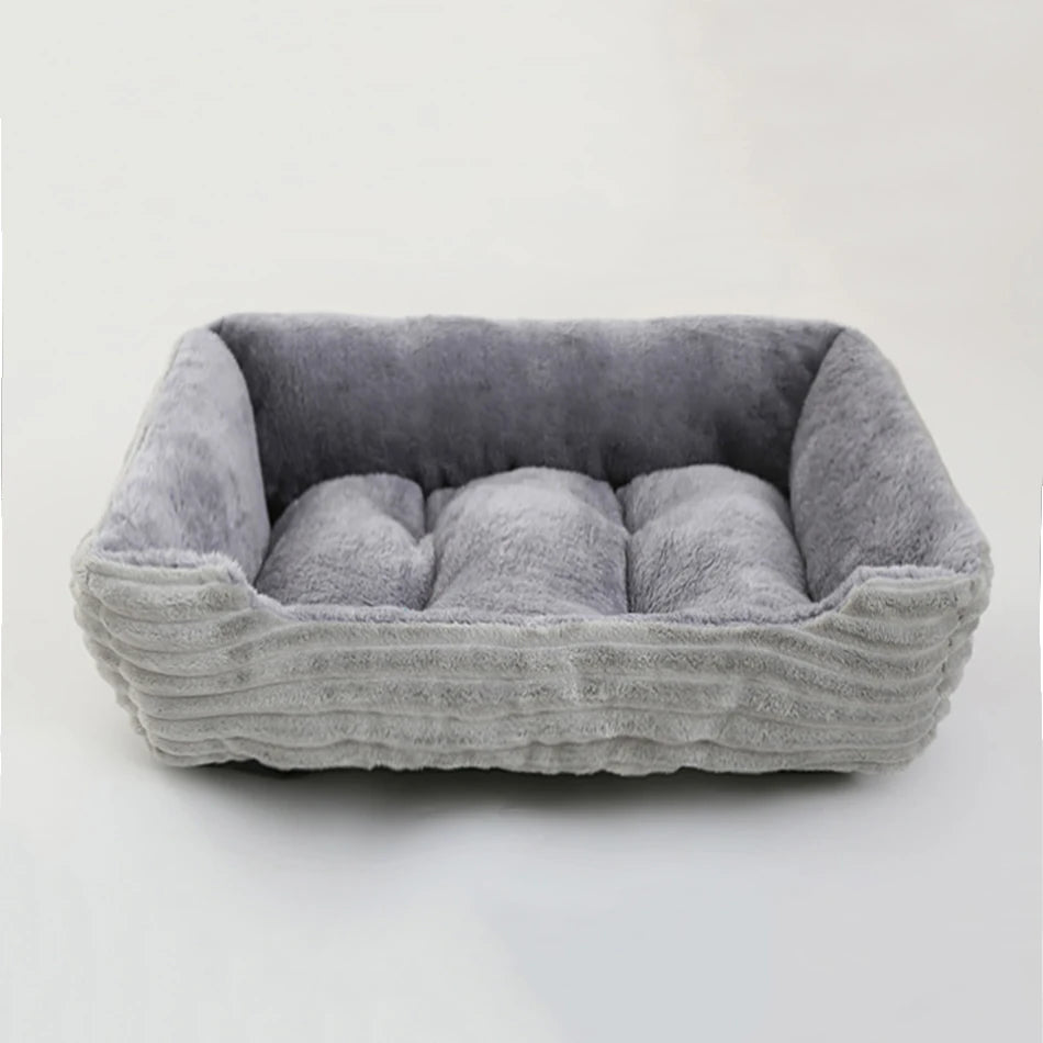 Plush Pet Calming Bed