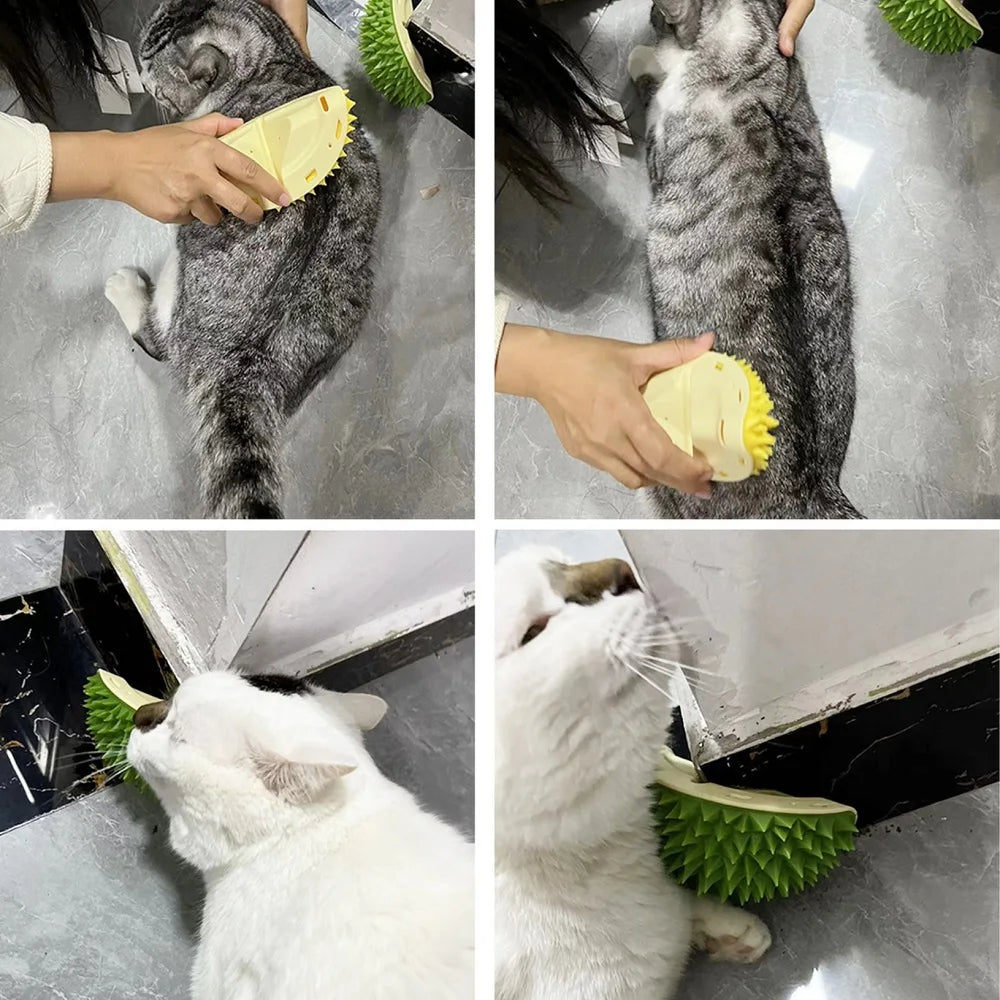 Cat Scratcher Grooming Brush