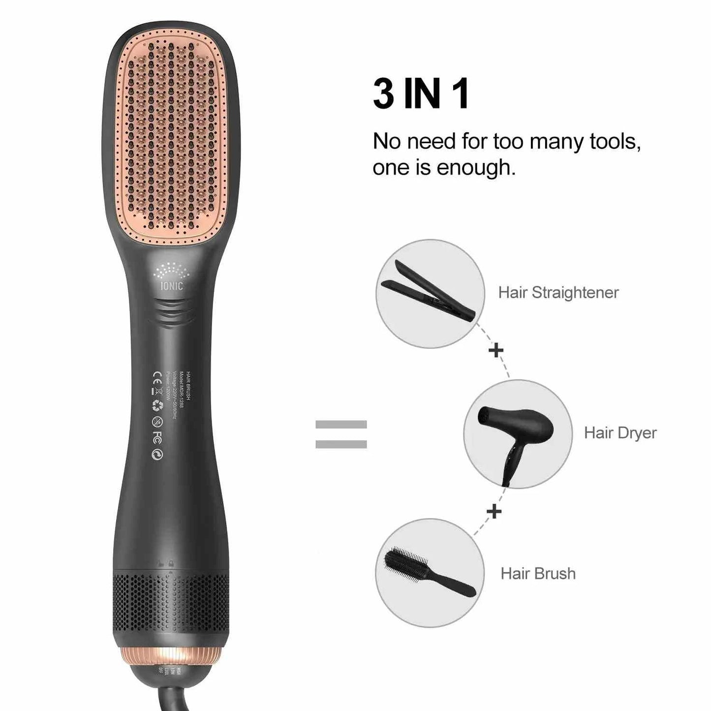 3-in-1 Hair Dryer Brush