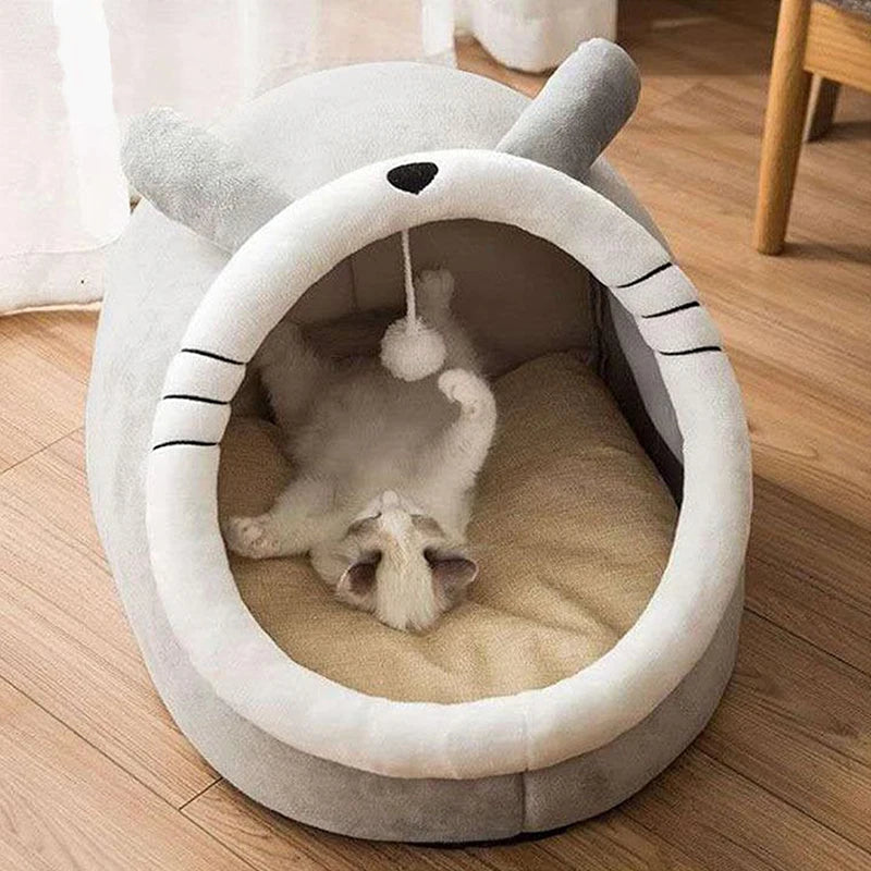 Cartoon Cat Pet Bed