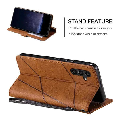 Leather Wallet Case for Samsung