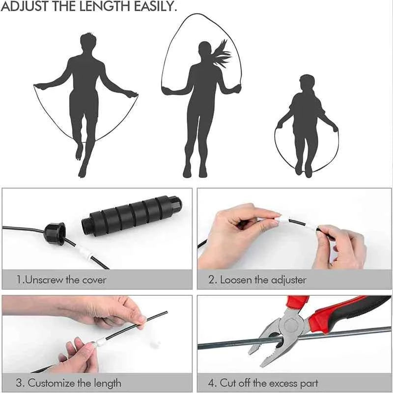 Adjustable Speed Jump Rope