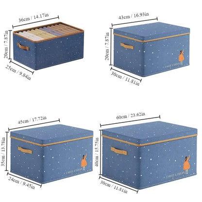 Foldable Storage Box with Cover