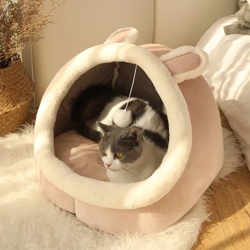 Cartoon Cat Pet Bed