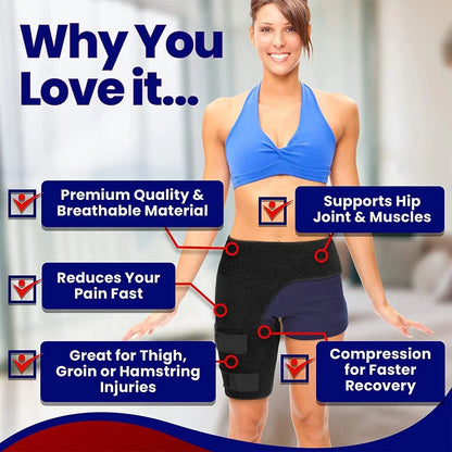 Hip Thigh Compression Support Wrap