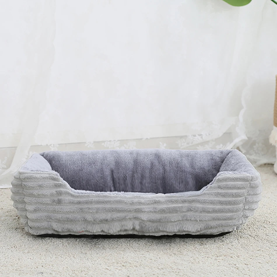 Plush Pet Calming Bed