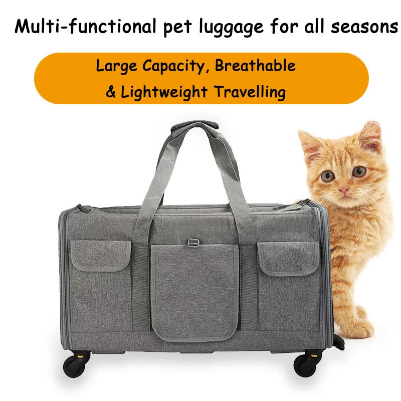 Large Pet Trolley Carrier