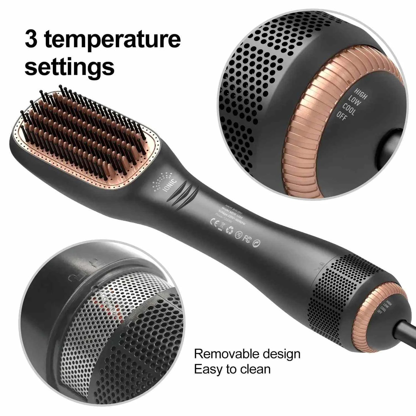 3-in-1 Hair Dryer Brush