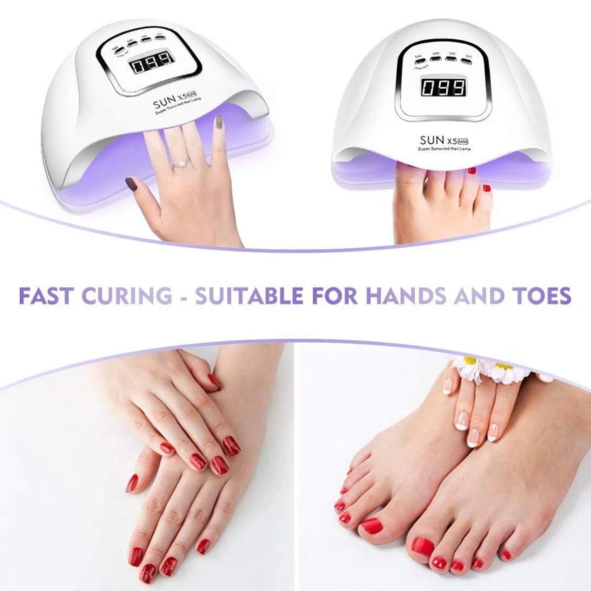 45-Bead LED Nail Lamp