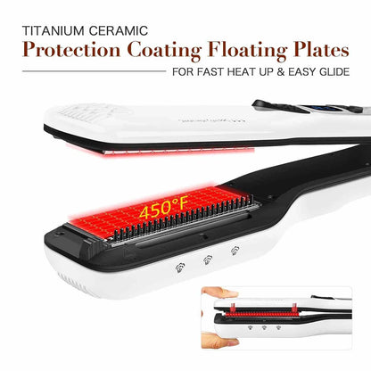 Ceramic Steam Hair Straightener